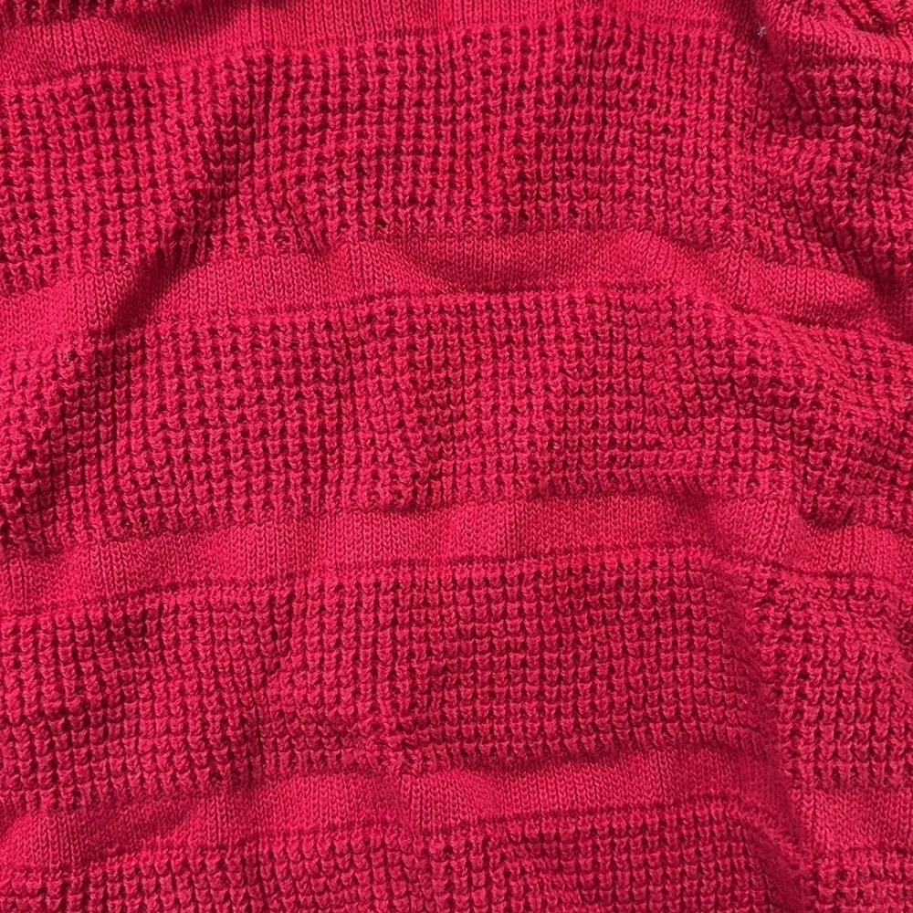 Boys Red Knit Sweater